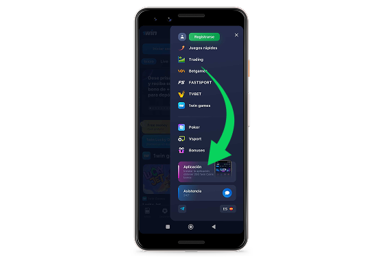 Busca la 1Win app